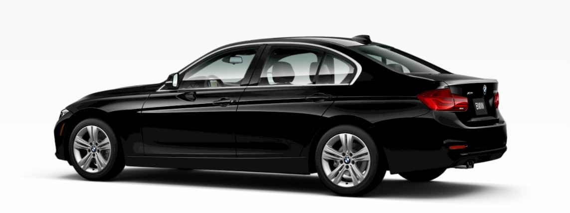 2018 BMW 330i xDrive Jet Black Rear Exterior 2018 BMW 330i xDrive Jet Black Rear Exterior